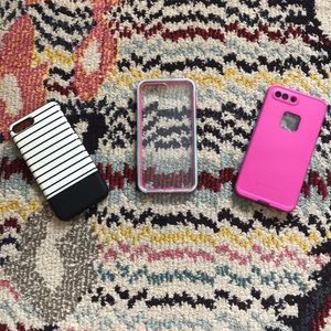 Three I Phone 7 and 8 plus cases